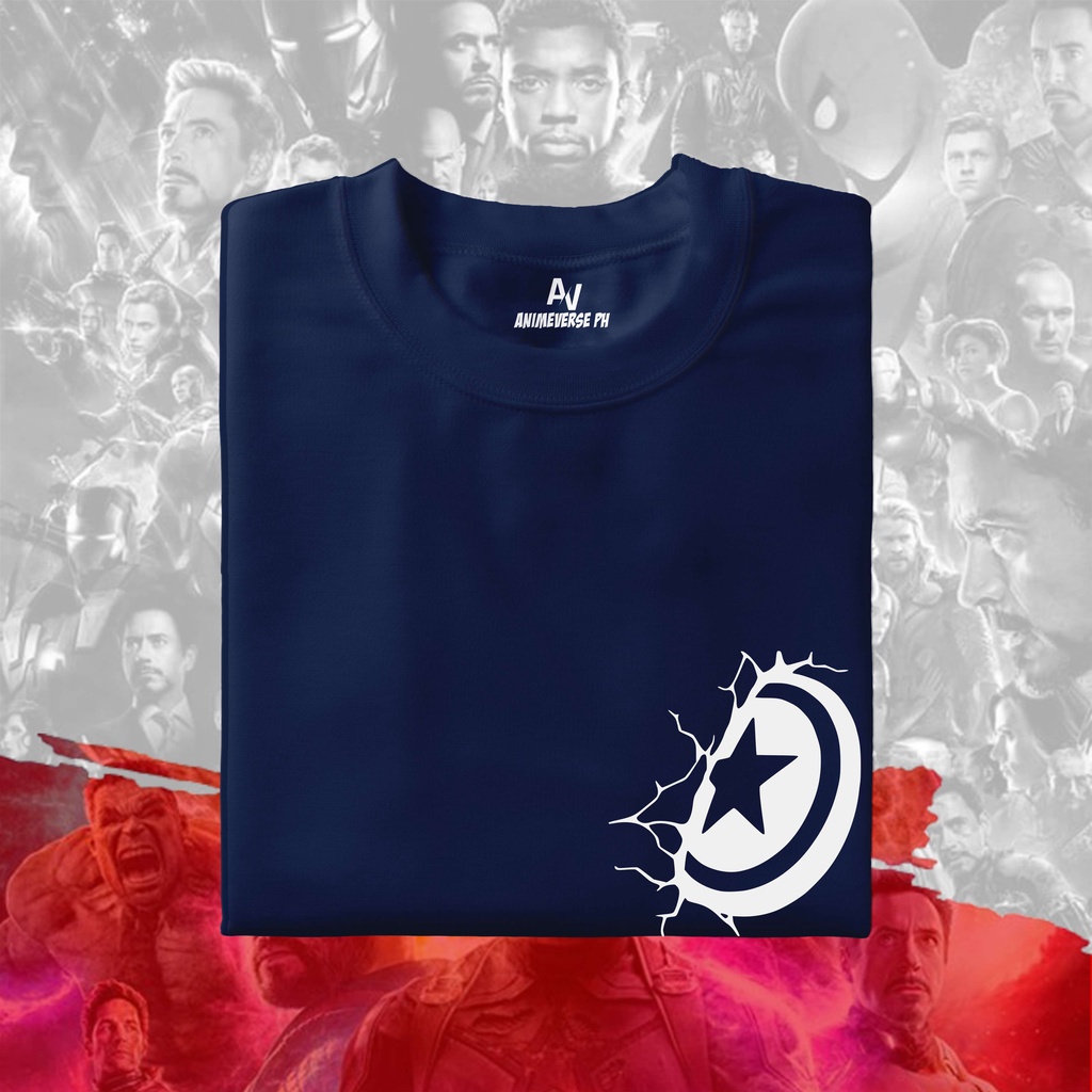 Marvel Captain America Shield Pocket Print Shopee Philippines
