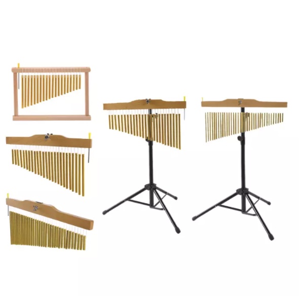 Monstermarketing 25 Tone Percussion Musical Wind Chime with Stand Music ...