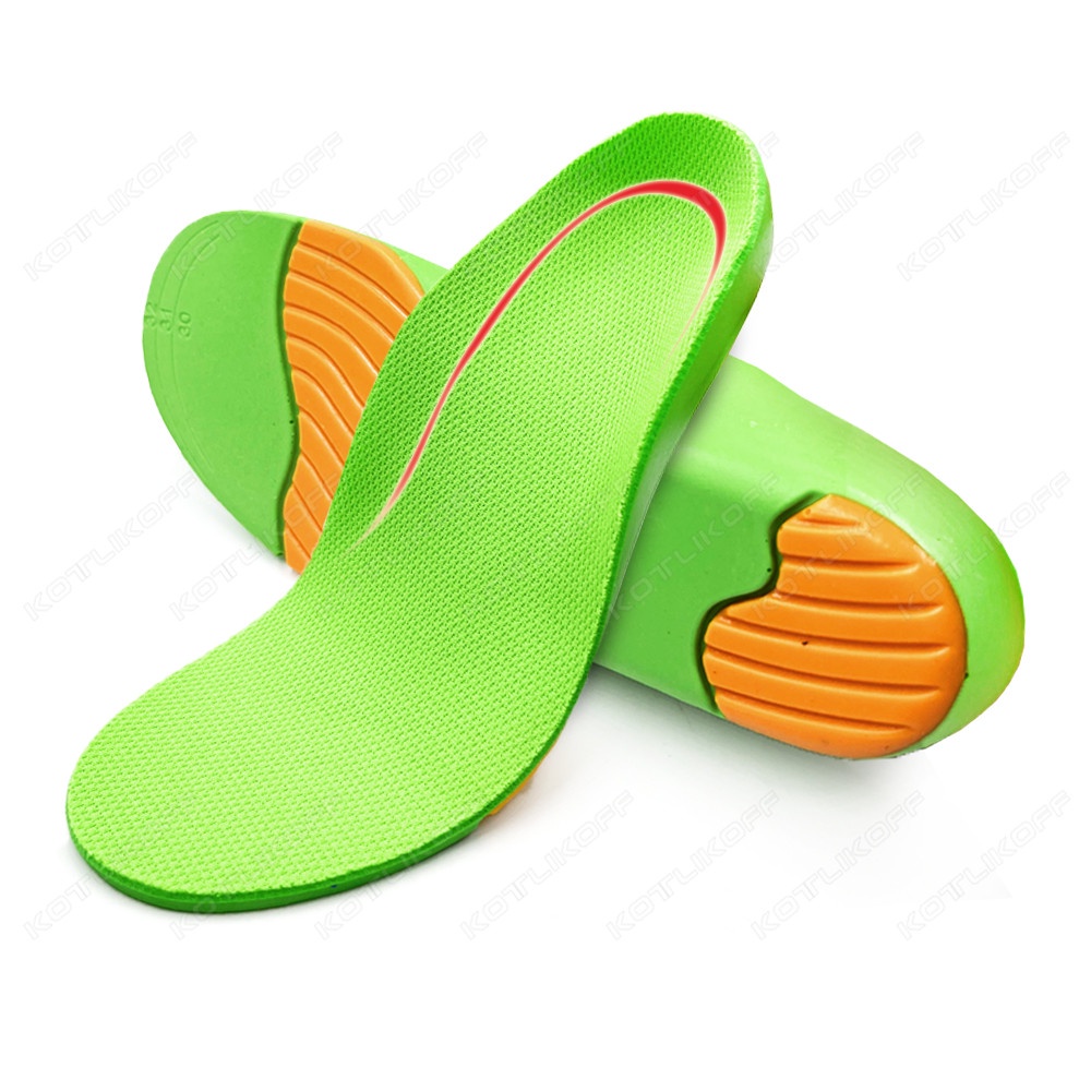 Orthopedic Arch Support Insoles For Kids Women Children Flat Foot Shoes ...