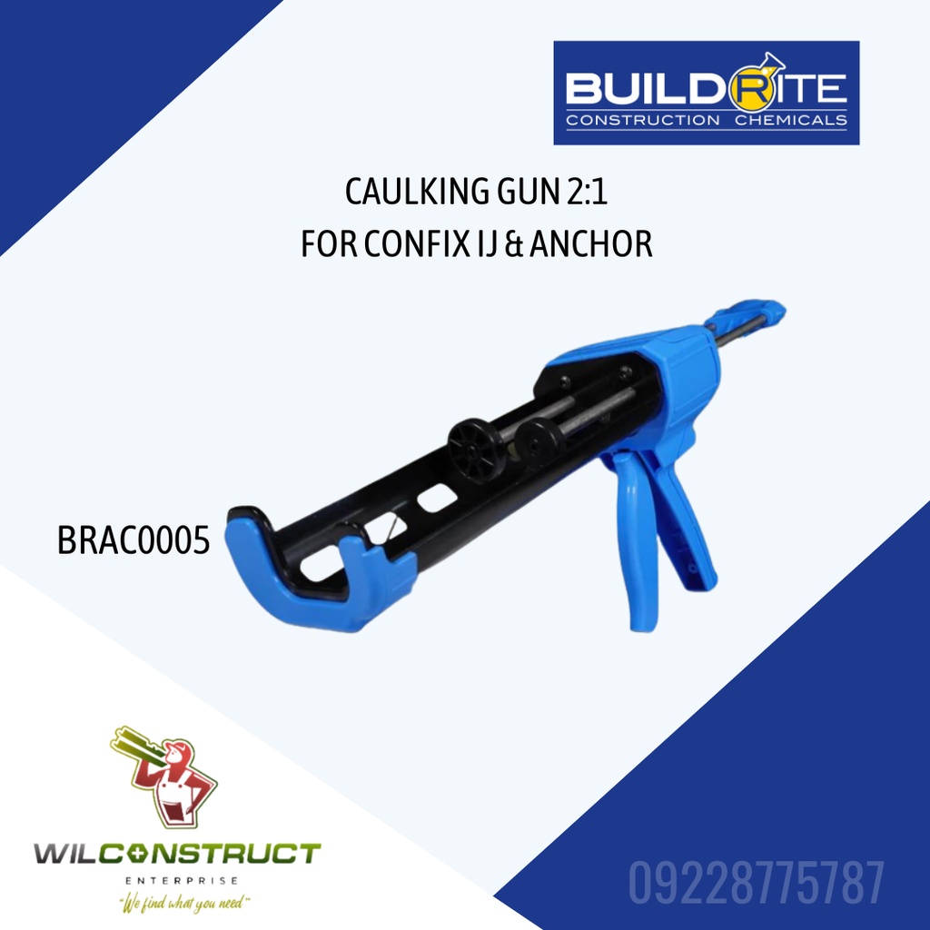 BUILDRITE CAULKING GUN 2:1 400ml For Confix IJ | Shopee Philippines