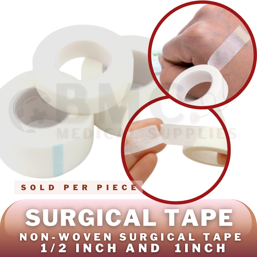 SURGICAL TAPE / MEDICAL TAPE sizes: 1inch / 1/2inch ( Sureguard ...