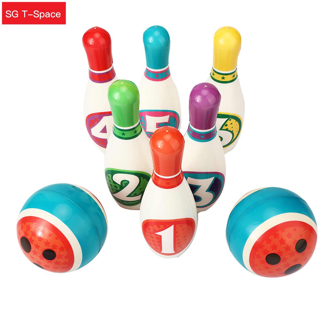 COD 1 Set Toddler Kids Bowling Game Set Outdoor Indoor Sports