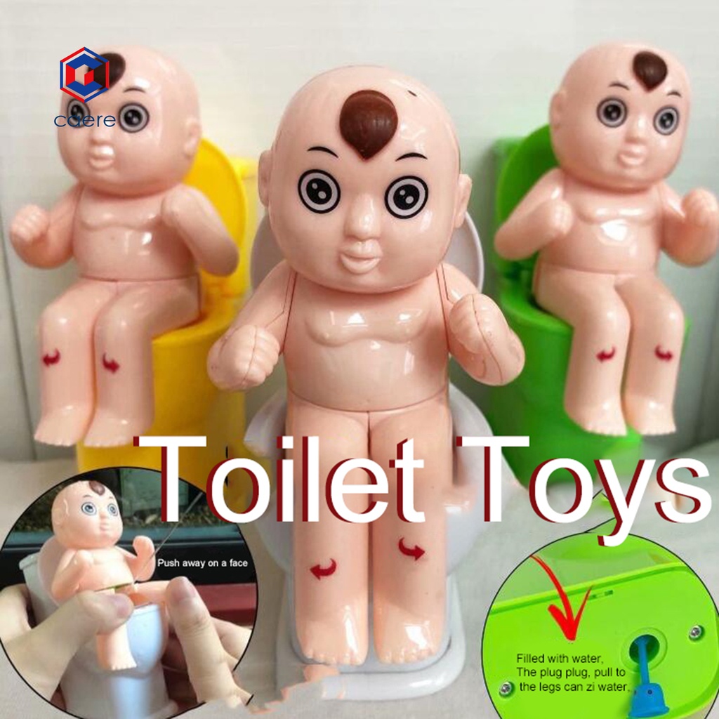 [COD] Miniature Toilet Toy Multiple Styles Colorful Cartoon Patterns ...
