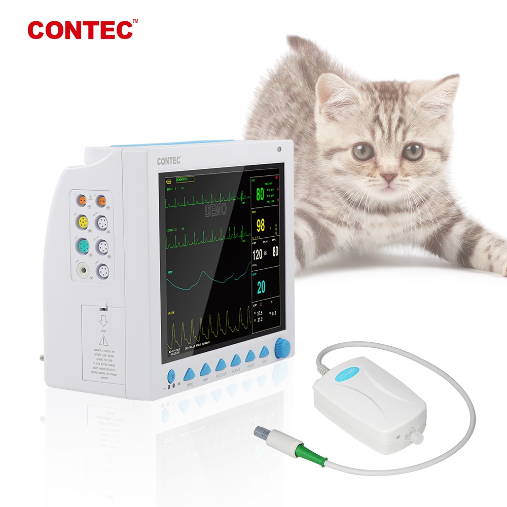 CONTEC Veterinary ICU Vital Signs Patient Monitor Multi-Parameter ...