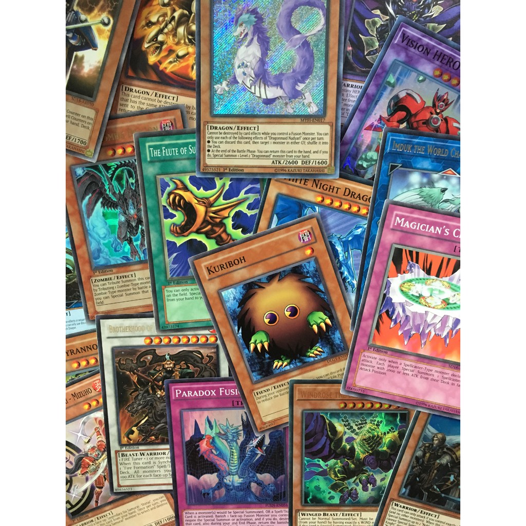 Yu Gi Oh Played And Pre Loved Surprise Bundle 30 Assorted Yugioh Cards Or More Shopee 