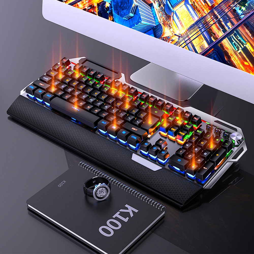【XMT】YINDIAO K100 Full LED Gaming Mechanical Keyboard - Premium ...