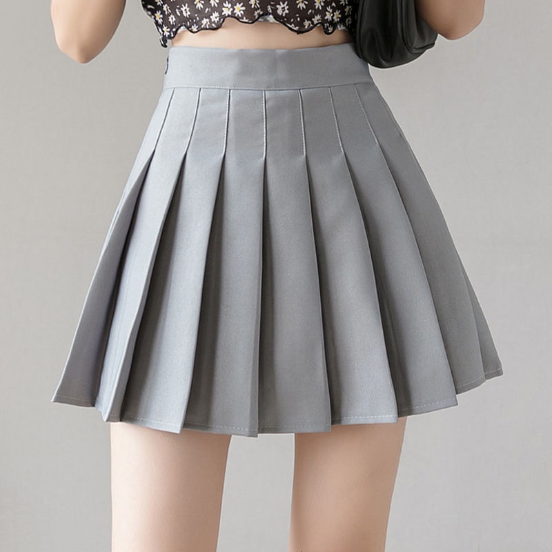 Korean JK Skirt Fashion A-Line Pleated Tennis Skirts | Shopee Philippines