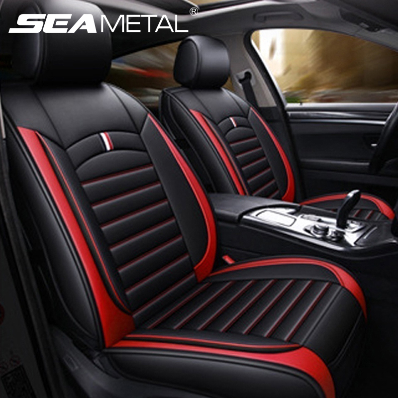 SEAMETAL Car Seat Cover Universal Pu Leather Luxury Cushion Shopee Philippines