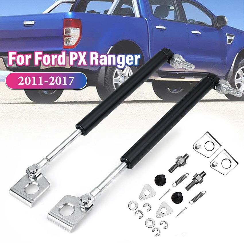 2PCS Ford Ranger Tailgate Damper Support Rod Slow Down Easy Up Strut T6 Xl Px Xlt Wildtrak 2011