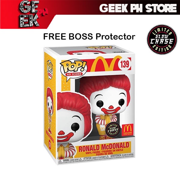 Funko Pop! Ronald McDonald - Édition Exclusive Thaïlande #139, Figurine Collection Ad Icons