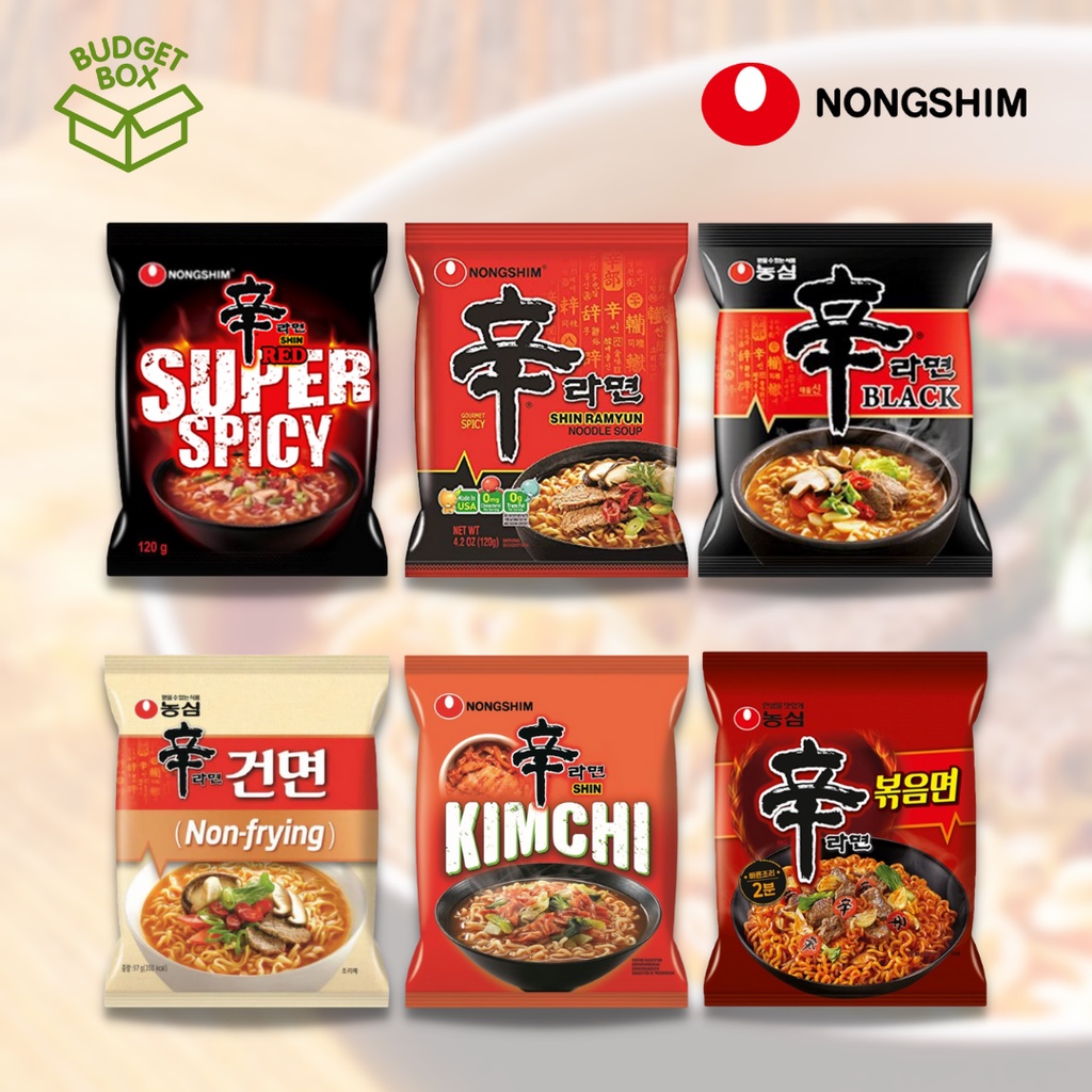 Nongshim] Shin Ramyun Korean Noodles Pouch | Shopee Philippines