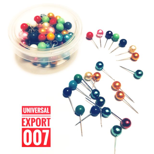 Multi Color Map Pin (100pcs) | Shopee Philippines