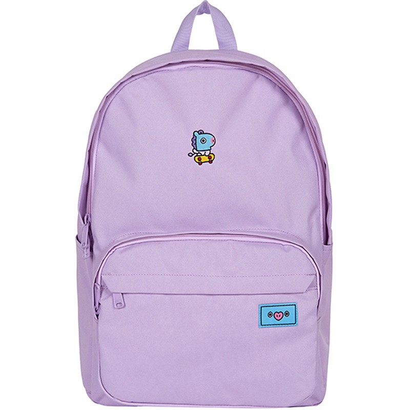 BT21 SPAO Candy Backpack Casual Outdoor Travel Laptop Backpack Embroidery Schoolbag BTS