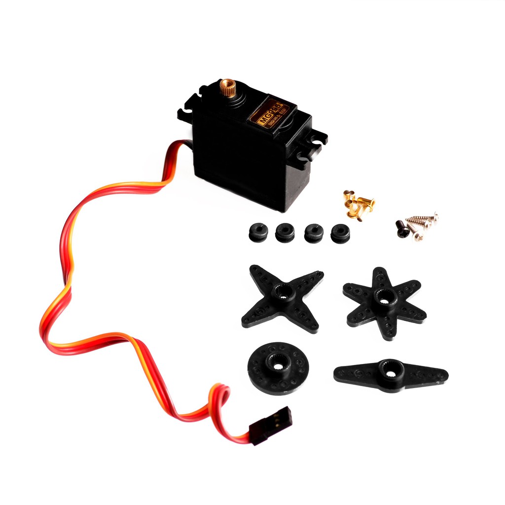 2x Servo Numérique Métal MG946R – 12 Kg De Couple – Idéal Pour Voitures RC, Hélicoptères – Amélioration Du MG945