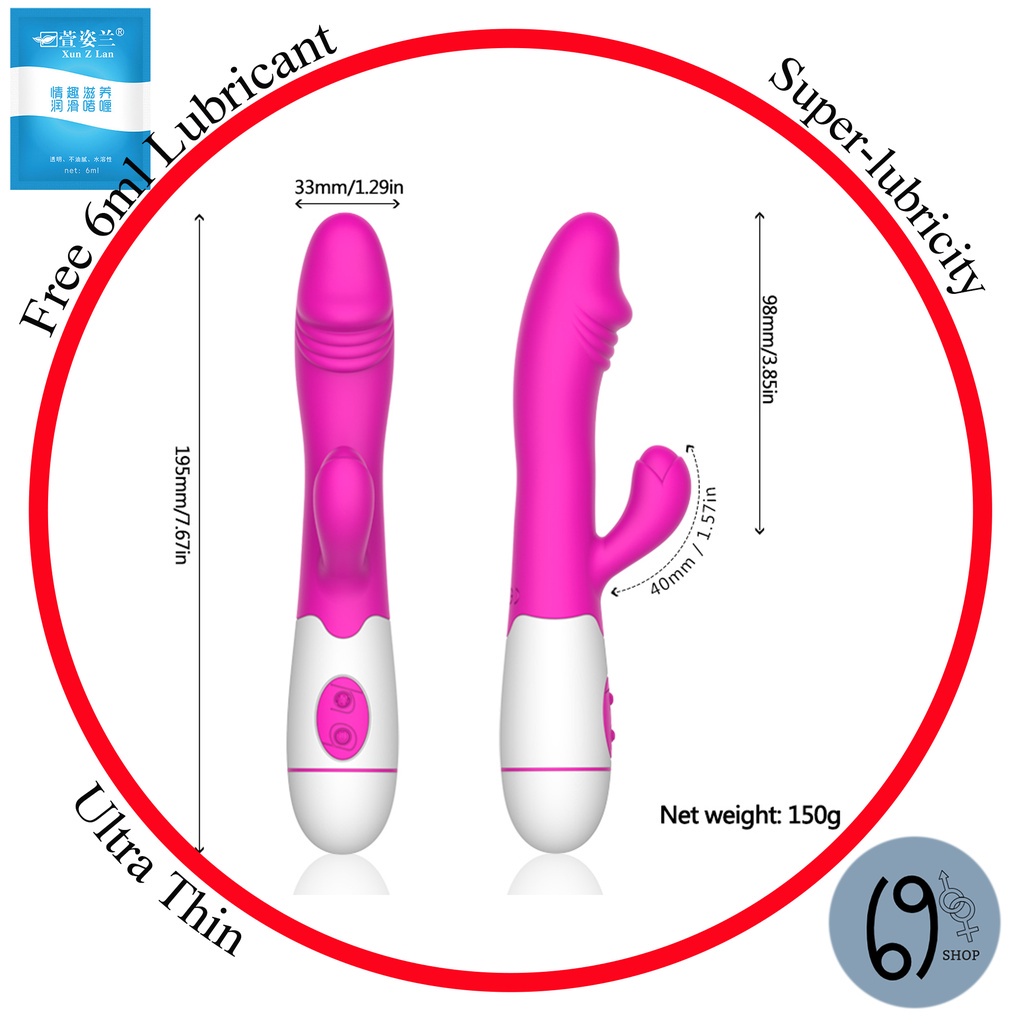 Health & Personal Care 69 Shop Dual Rabbit Multi-Speeds G-Spot Clitoral  Vibrator Sex Toys for Girls | Shopee Philippines