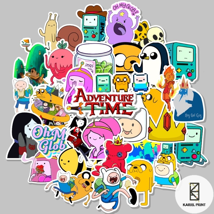 33pcs Adventure Laminated Sticker [33pcs/1.8 inches Water proof ...