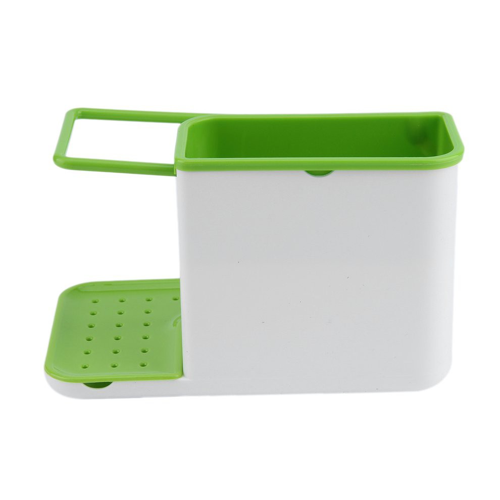 Kitchen Sink Utensil Holder Drainer Plastic Rack Organizer Caddy