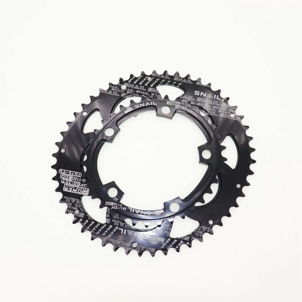Fovno double chainring Disc claw 110bcd road bike round 2x chainring 50 ...
