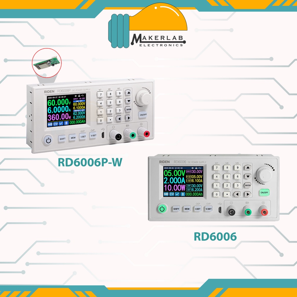 Riden Ruiden RD6006 | RD6006P-W Digital Control Switch Adjustable Power ...