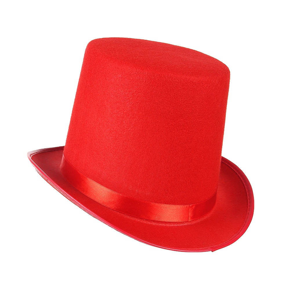 Fashion Retro Magician Black Jazz Cap Halloween Felt Top Hat Masquerade ...