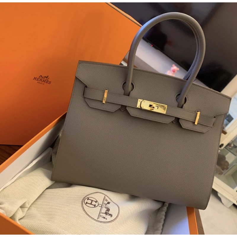 HÉR--MÈS 25 CM & 30CM Plain BIRKIN handbag with sling COD | Shopee ...