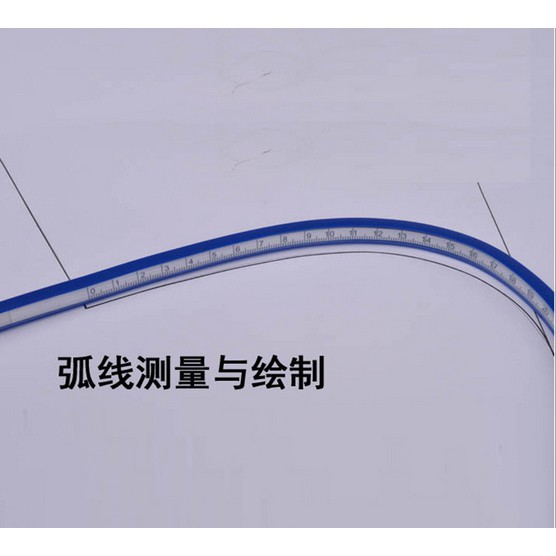1pc 30/40/50/60cm Flat spline curve ruler sleeve cloth tool Plotting ...