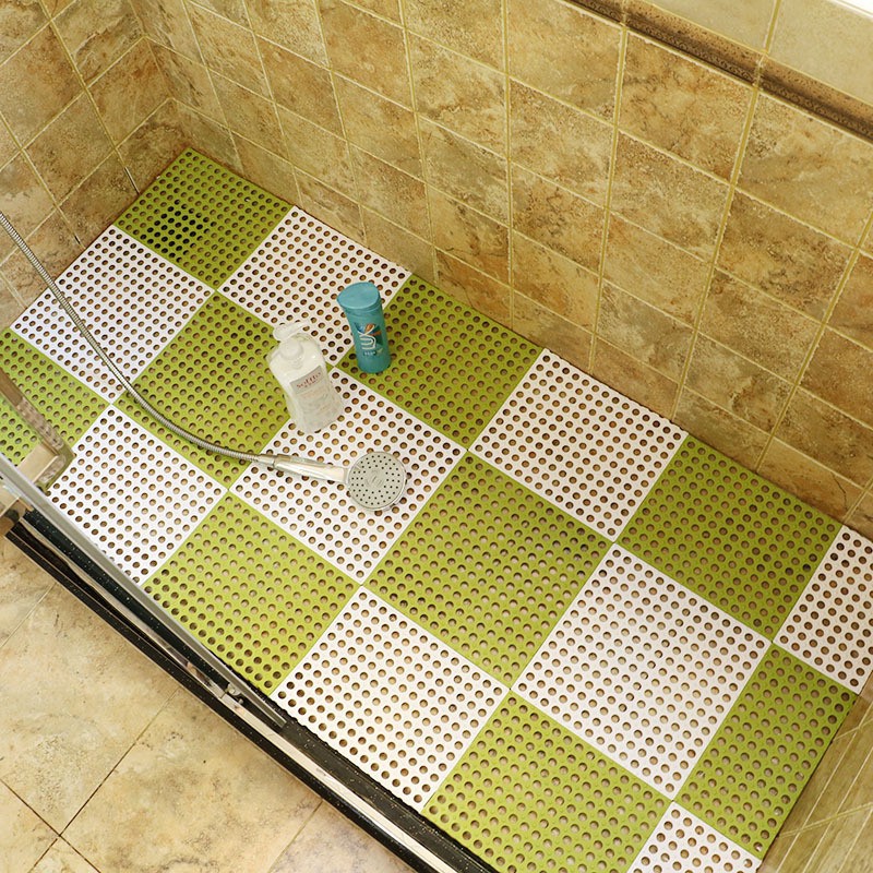 30x30cm Bathroom Nonslip Mats Splicing Floor Mat For Shower Shopee
