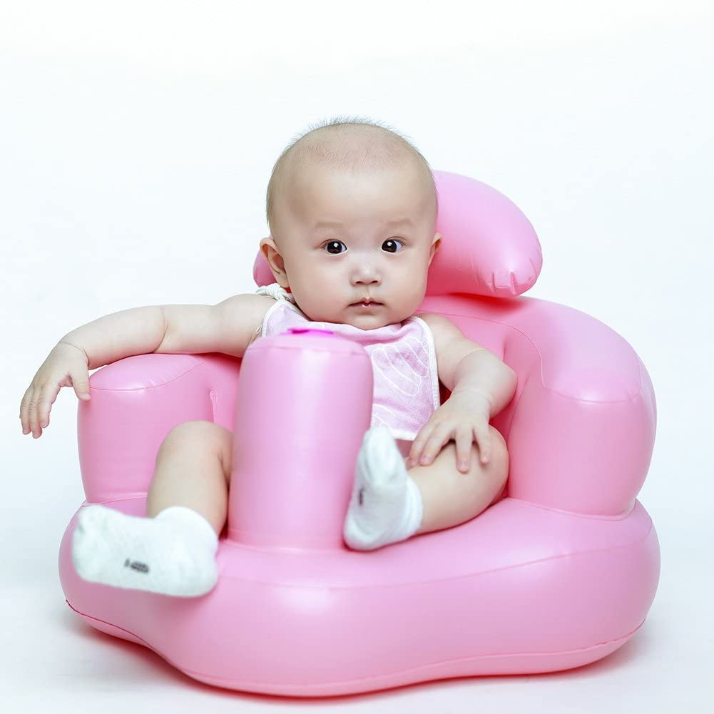 BobShop Infant Inflatable Seat Feeding Chair For Babies Built in