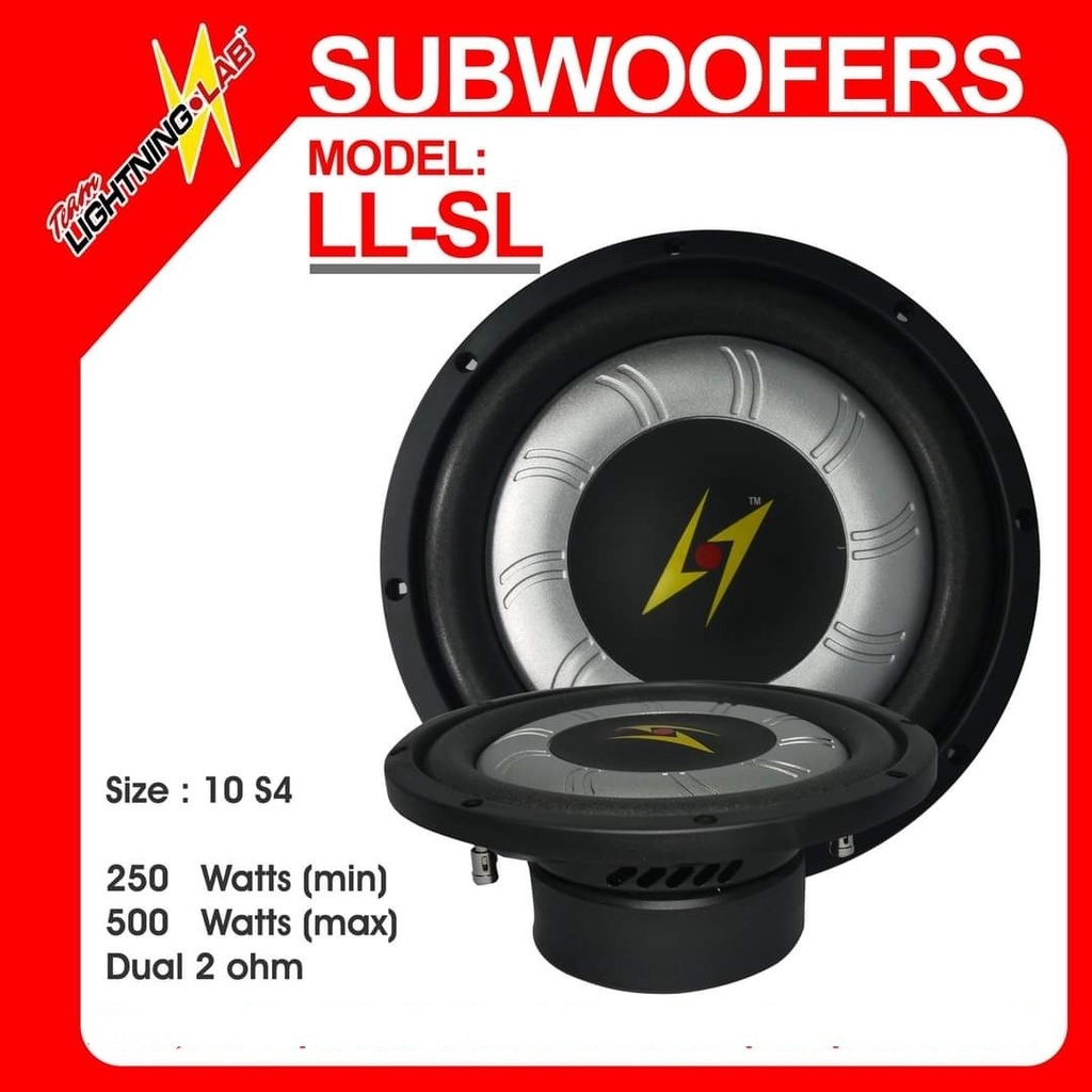 Team Lightning Lab 10" Slim Subwoofer Shopee Philippines