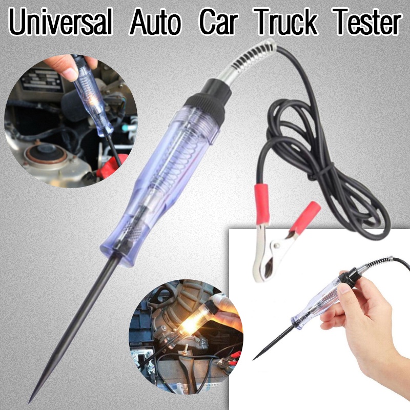 1Pc Circuit Tester 6V 12V 24 Volt Voltage Gauge Car Test VoltMeter