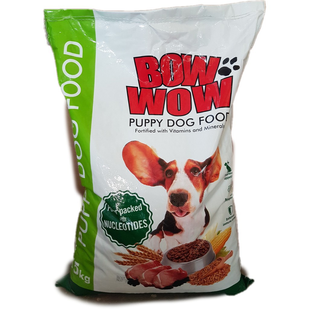 Bow wow 2025 dog food puppy