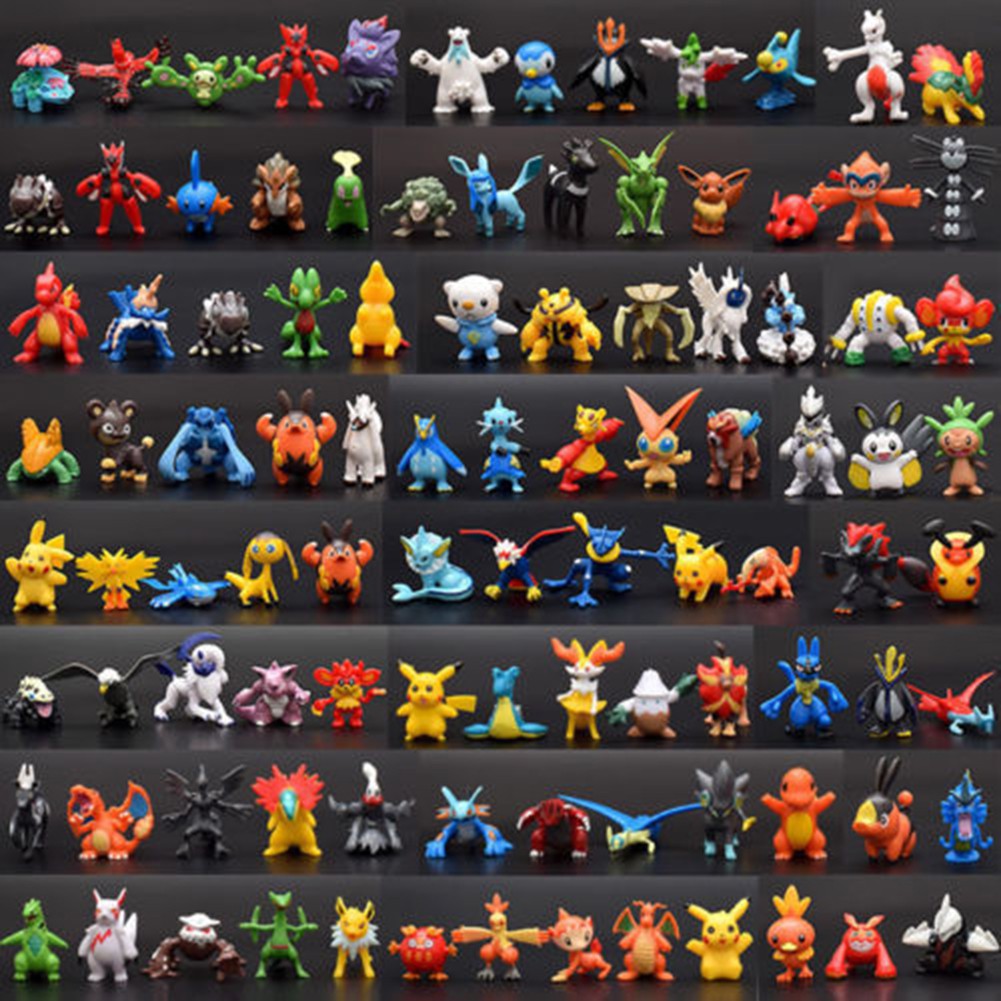 PARA NEW 144pcs Pokemon Toy Set Mini Action Figures Shopee