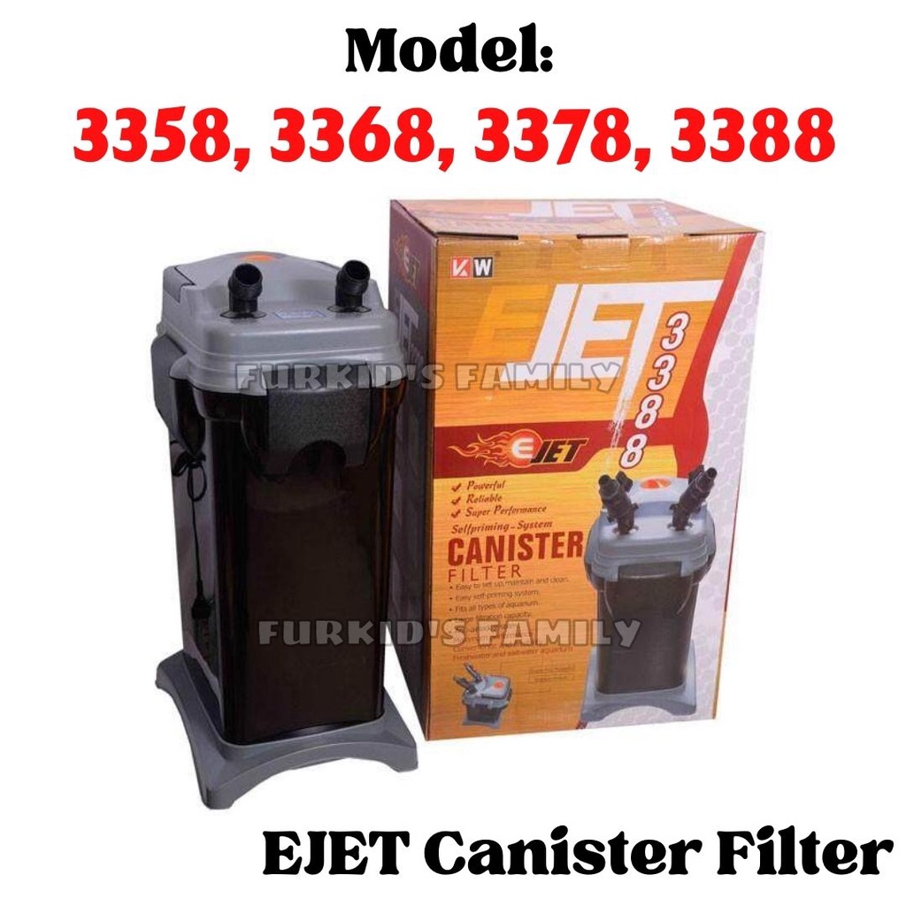 ♨EJET Canister Filter Model 3358 / 3368 / 3378 / 3388 (Aquarium
