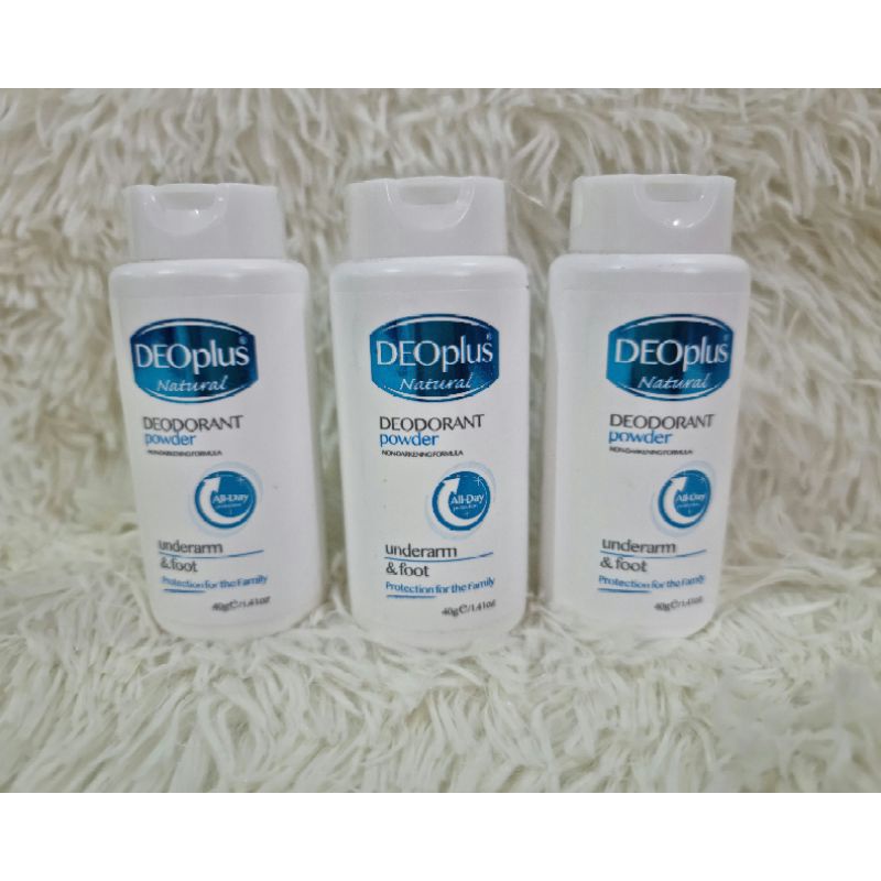 DEOPLUS NATURAL DEODORANT POWDER Shopee Philippines