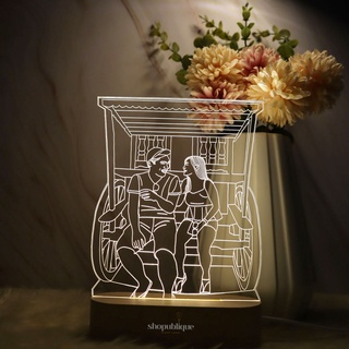 Customized 3D LED Lamp | Personalized Acrylic Vector Lamp | Handcrafted ...