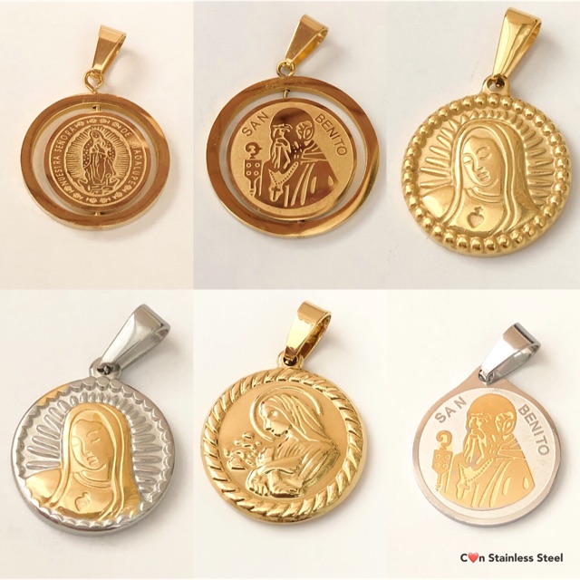 Mama mary deals gold pendant