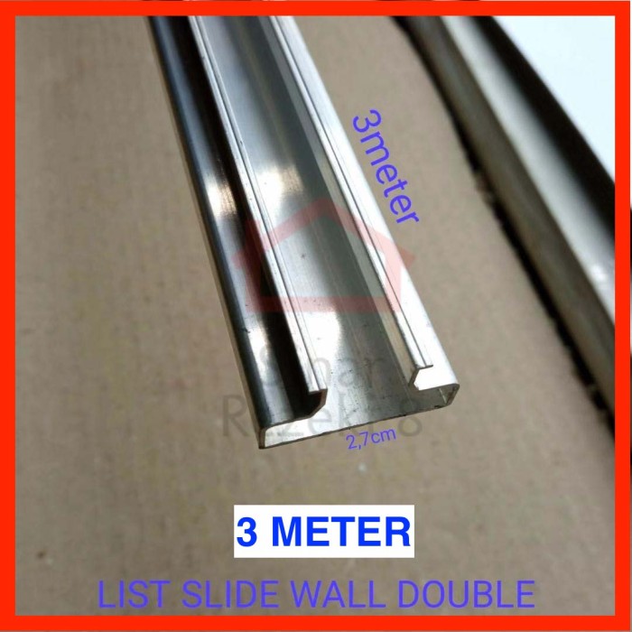 DOUBLE Sliding Slide Wall Rail / List of Sliding Wall Shelf Trims ...