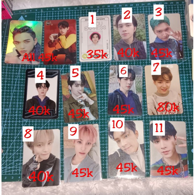 Photocard PC Official NCT WayV Lucas, Hendery, Ten, Kun, Yangyang ...