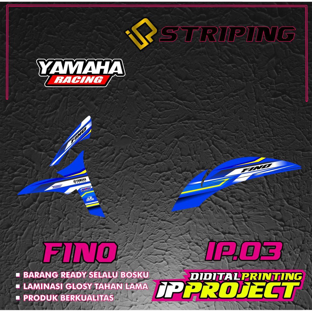 MIO FINO STRIPING FINO SPORTY STRIPING/ FINO 125 FI CONTEST/THAILOOK ...
