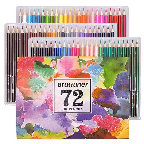 Brutfuner Colored Pencils 72 Color Chart