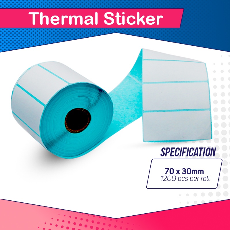 Thermal Barcode Sticker / Label Sticker for Thermal Printer (use for ...