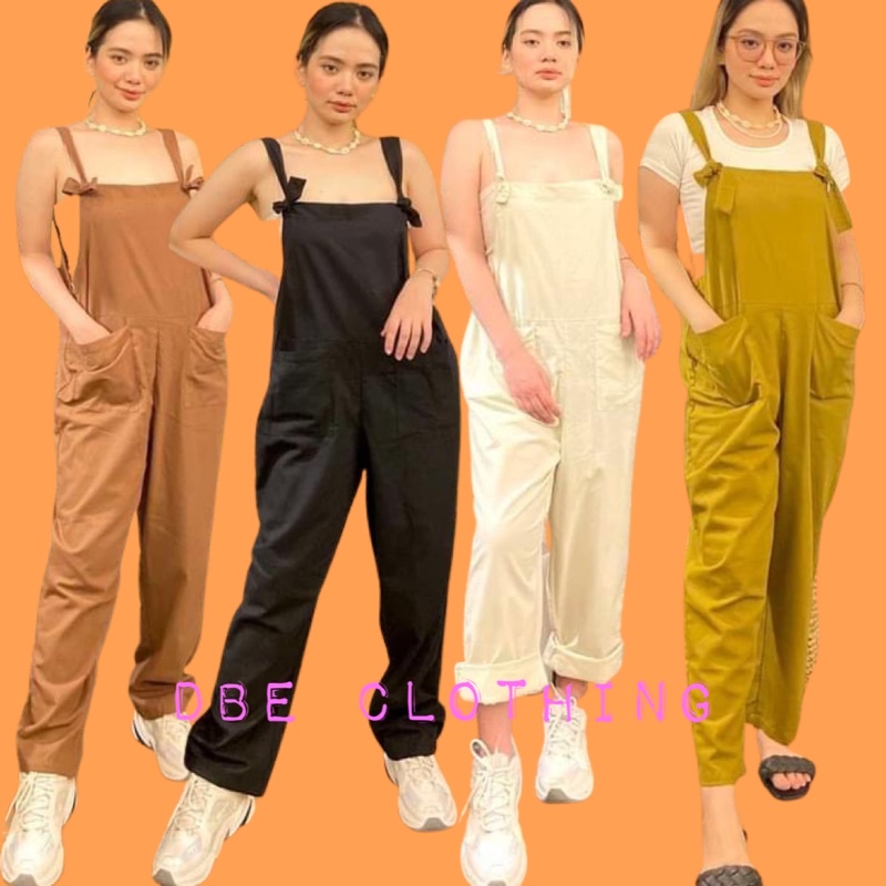 LUNA JUMPSUIT COTTON LINEN Shopee Philippines