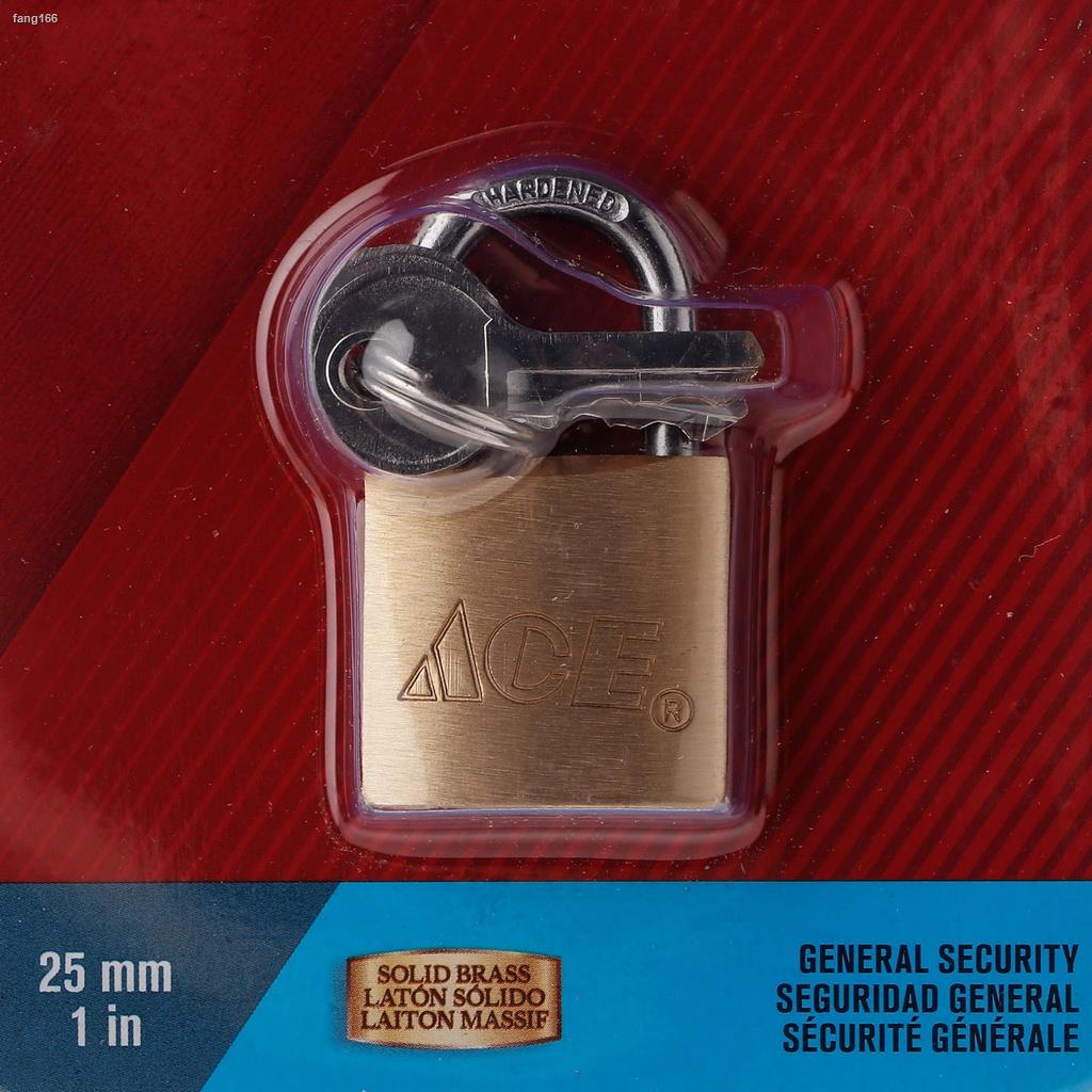 Ace Solid Brass Padlock 25mm. Shopee Philippines