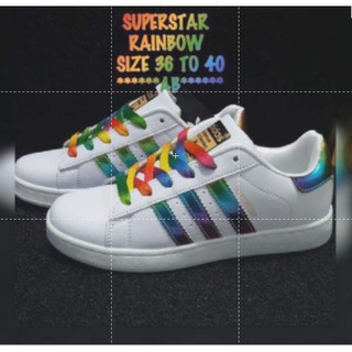 Adidas superstar rainbow clearance holographic