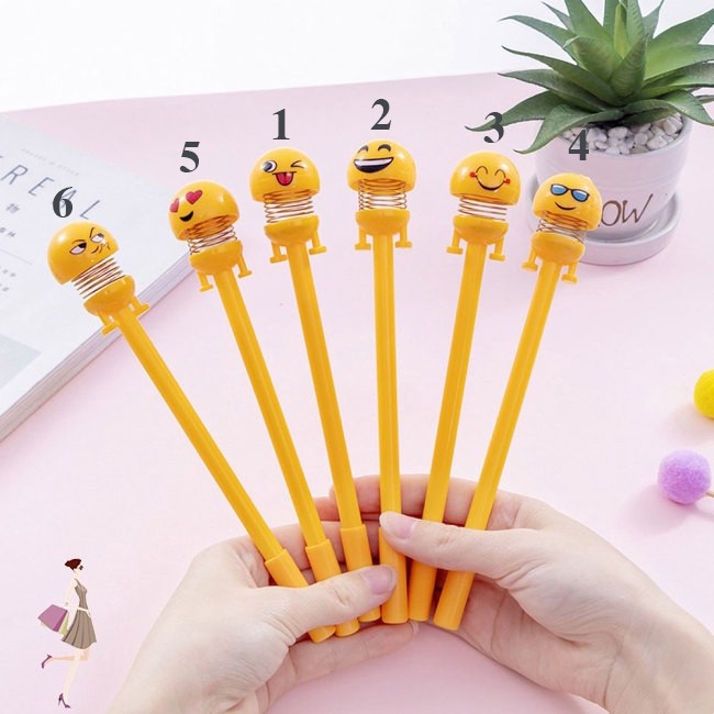 EMOJI smiley pen - Green ink | Shopee Philippines