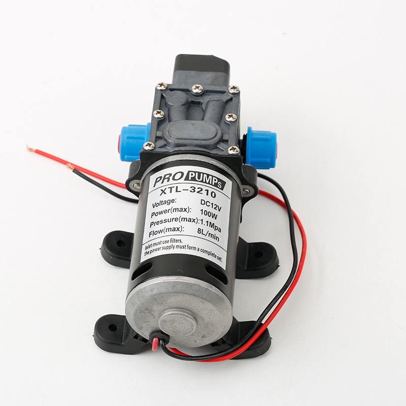 ♠☞8L DC12V 100 W Brush Water Pump Micro Electric Diaphragm Pump for