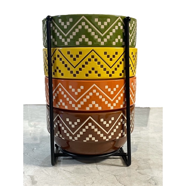 Tabletops 365 Ceramic Gallery Bowl Set (5pcs) Shopee Philippines