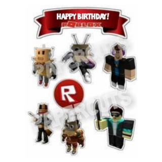 Roblox Logo 228-674 Cupcake Topper