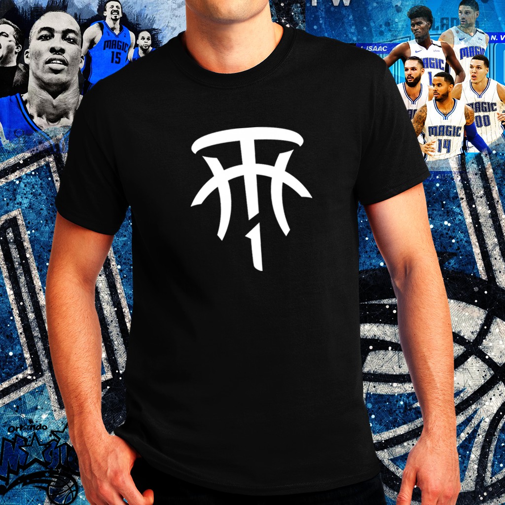 Letter Printed Men T Shirt Cotton Short Sleeve Casual Tracy McGrady Je –  rand Inspired T-shirt