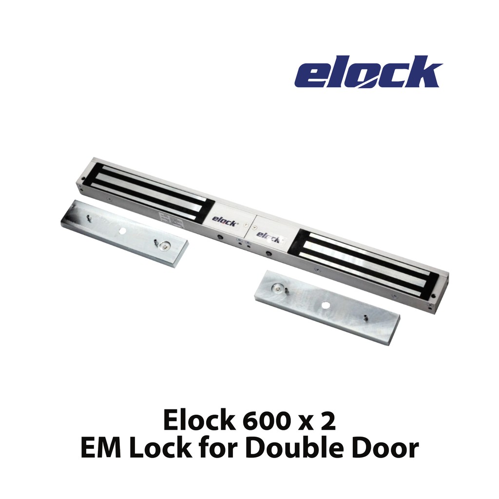 Elock Electromagnetic Lock Double Door EM Lock LED and Without LED ...